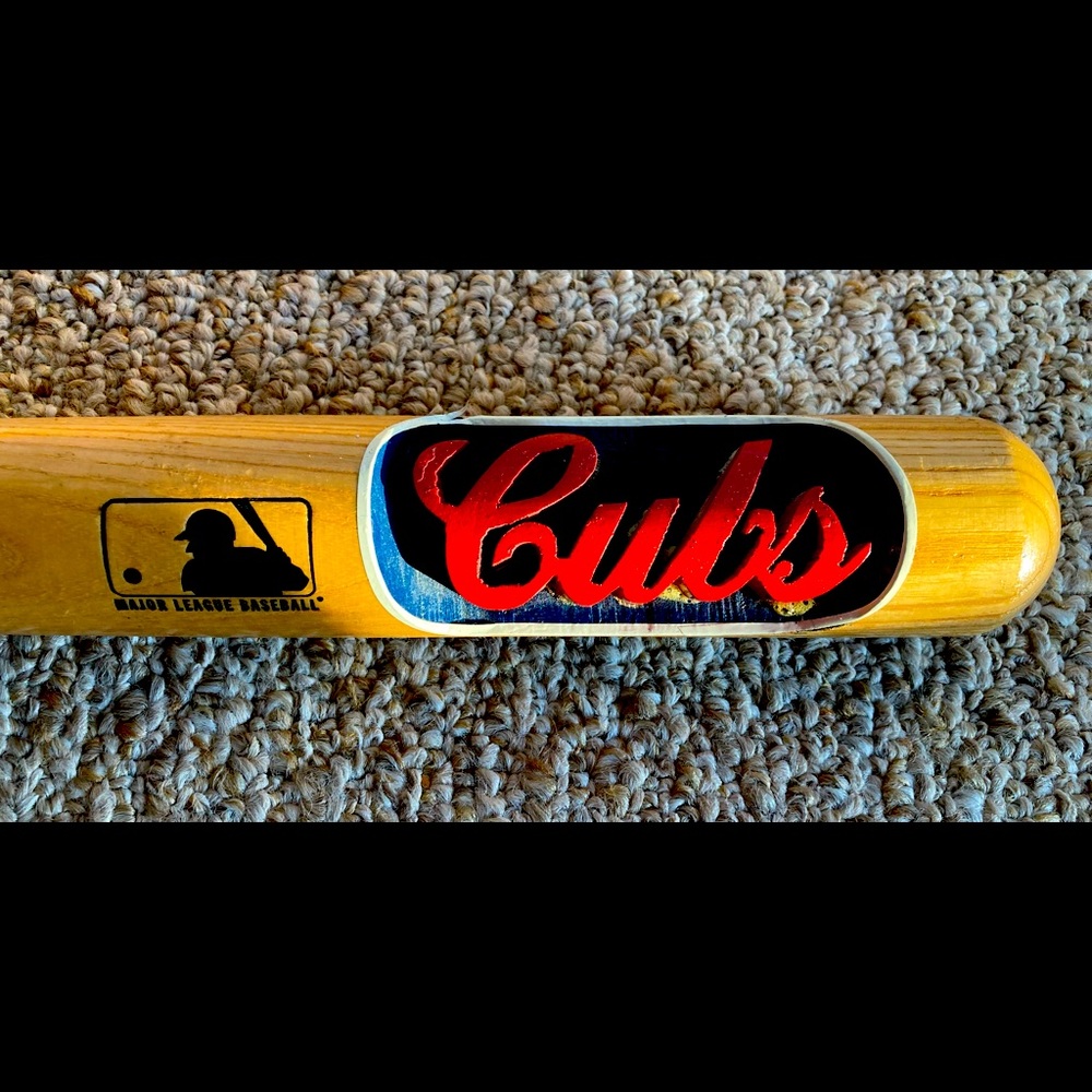 Chicago Cubs custom bat (decor) - Picture 2 of 3
